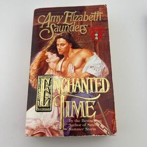 Enchanted Time Amy Elizabeth Saunders 1995 Time Travel Romance Vintage PB